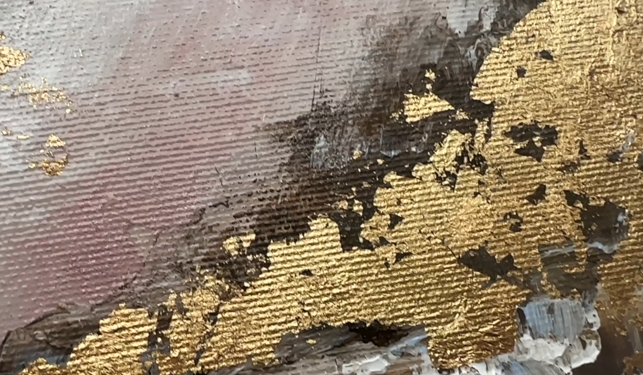 A Quiet Between Heartbeats - Original Acrylic Abstract Painting