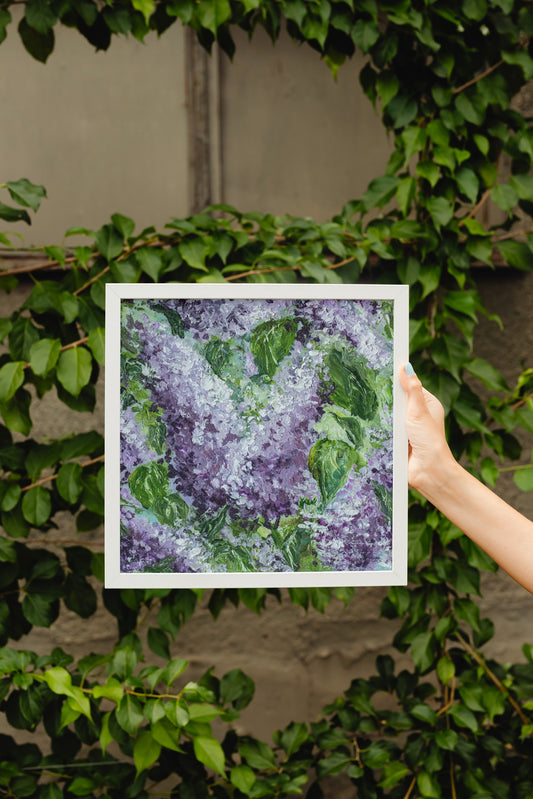 Harmony - Original Oil Lilac Painting