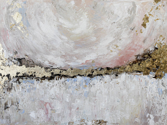 A Quiet Between Heartbeats - Original Acrylic Abstract Painting