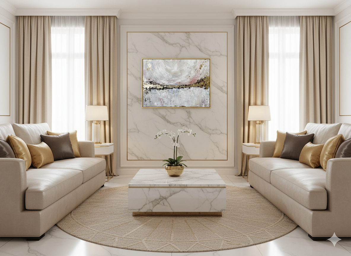 A Quiet Between Heartbeats - Original Acrylic Abstract Painting